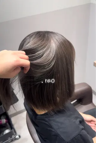 ミディアム カラー SALOWIN 大宮 crest所属・.ｒｅｏ 大宮のヘアケア屋さんのヘアスタイル
