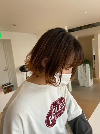 ミディアム STAN WOOD所属・似合わせcut 🔥yutakaのヘアスタイル