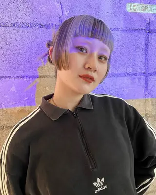 ミディアム カラー haco＋所属・圧倒的デザイン力 店長🎨RENAのヘアスタイル