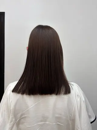 ミディアム カラー みぞぐち じゅりのヘアスタイル
