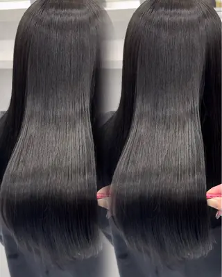 ロング カラー 髪質改善/艶カラー 💖/韓国🇰🇷/のヘアスタイル