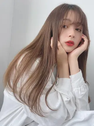 ロング カラー 梅田茶屋町 Yutaのヘアスタイル