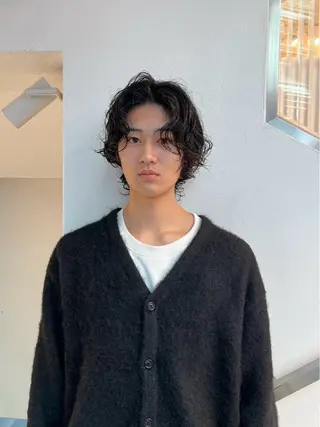 パーマ メンズ ⭐︎ハイトーン /レイヤー✩momoのヘアスタイル