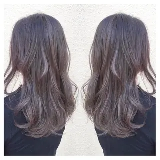 セミロング ロング カラー biscohair 髪にドラマを。のヘアスタイル