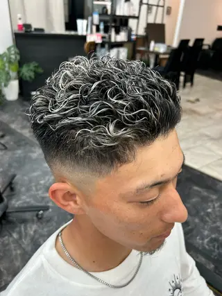 ショート メンズ メンズパーマ専門店BlueOcean所属・坂梨 良維人のヘアスタイル