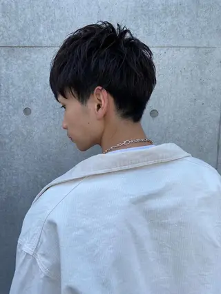 メンズ ♡くすみトレンド ♡Rikutoのヘアスタイル