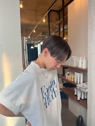 ショート カラー メンズ SABO栄店所属・SABO /透明感カラー/美髪のヘアスタイル