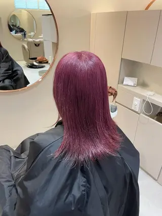 セミロング Cielro【 シェイロ 】所属・Cielro/ダブル カラー/西田咲希のヘアスタイル