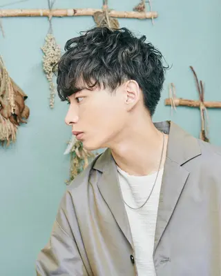 ショート パーマ メンズ メンズ専門美容師✂︎ 大庭勝己のヘアスタイル