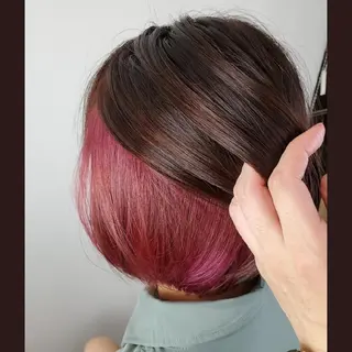 カラー ショート HAIRMAKE y21青葉台所属・鈴木 那由人のヘアスタイル