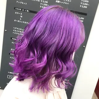 ミディアム カラー 大阪長居🌱野見山 卓也のヘアスタイル