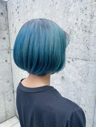 ショート カラー ヘアアレンジ 韓国レイヤーカット/ 儚げカラーチナツのヘアスタイル