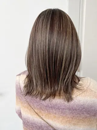 ミディアム AKARI🌟ボブ/ ハイライト/似合わせのヘアスタイル
