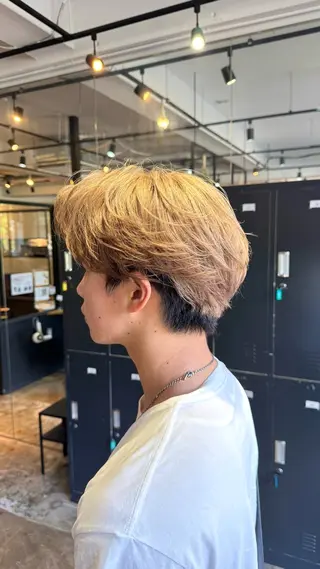 ショート カラー メンズ OUD尼崎 KAO🍀🫧のヘアスタイル