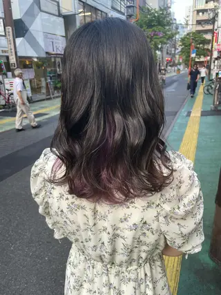 セミロング カラー ♡Eleanor大宮 aya♡のヘアスタイル