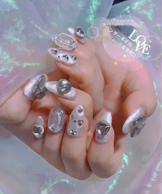 ネイル ラベンダー💖日暮里 ルル💖ネイルのネイルデザイン