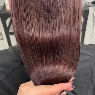 ミディアム カラー パーマ ヘアアレンジ メンズ キッズ ネイル マツエク・マツパ アイブロウ mona/ ストレートスタイル✨のヘアスタイル