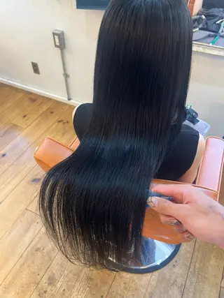 ロング ⚪️髪質改善 縮毛 店長 コウ⚪️のヘアスタイル