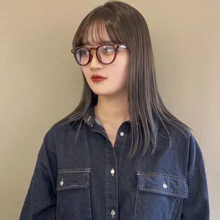 セミロング カラー ...alley/Dreap所属・パーマ/透明感カラー 元町🌱takutoのヘアスタイル