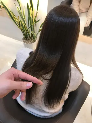 セミロング モトエ ジュニアスタイリストのヘアスタイル