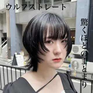 ショート 🐺立川のウルフ屋 さん🐺おかみ🐺のヘアスタイル