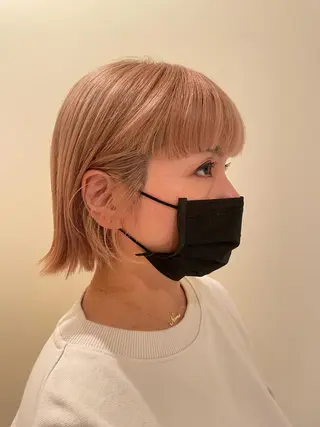 ショート ボブ ホノカのヘアスタイル