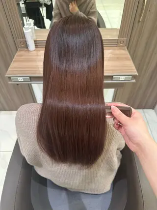 ロング カラー 冨樫 沙良のヘアスタイル