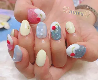 ネイル まるみ ♡のネイルデザイン