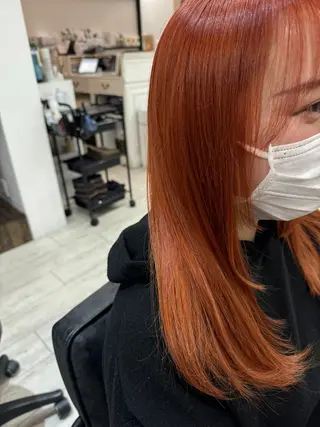 ロング カラー Az所属・Az ながいりかのヘアスタイル