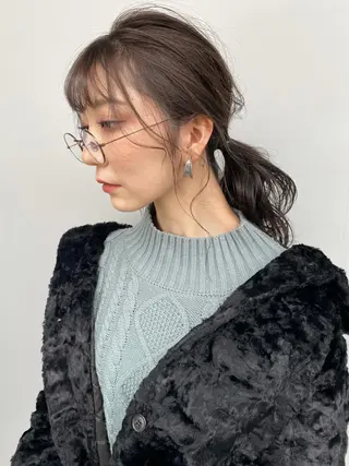 ミディアム StellA所属・アートディレクター ワダヒサノリのヘアスタイル