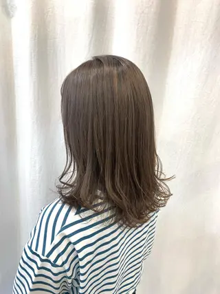 ミディアム カラー まろやかカラー🤎 みなとまほのヘアスタイル