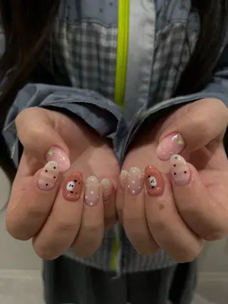 ネイル GO TODAY 吉祥寺Glint所属・うの 韓国ﾈｲﾙ໒꒱⋆⭒˚のネイルデザイン