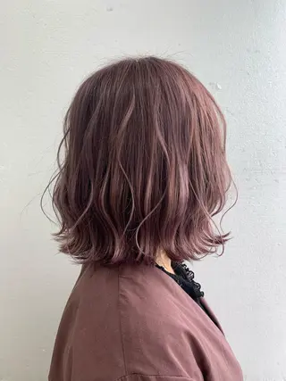 ミディアム カラー ハッシュカット/四条 烏丸/寺本弘樹のヘアスタイル