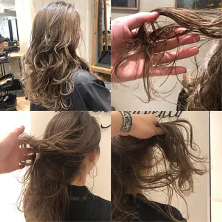 セミロング カラー INTRO.by Fi-Ne所属・韓国ヘア 店長NEGIのヘアスタイル