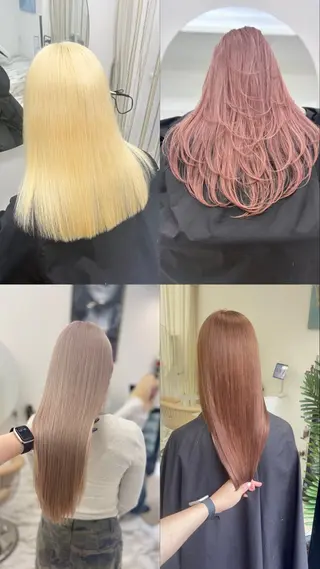 ロング Haruna/河原町 ハイトーン🤍のヘアスタイル