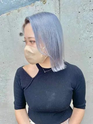 ミディアム ブリーチ指名 No１🏆RENのヘアスタイル