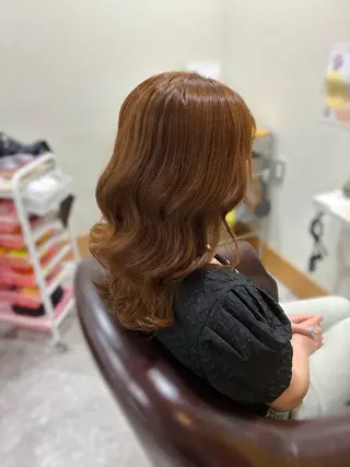 セミロング 梅原 姫🍬🐰のヘアスタイル