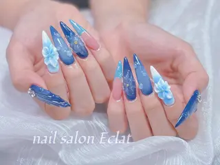 ネイル ネイルサロンエクラ 🫧Shizukaのネイルデザイン
