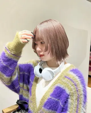 ショート ハイトーンカラー/ 梅田/Aikaのヘアスタイル