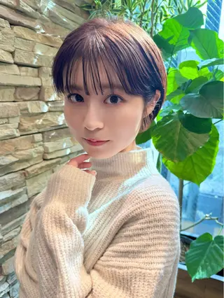 ショート 撮影カットモデル募集 前髪、顔周り/徳永のヘアスタイル