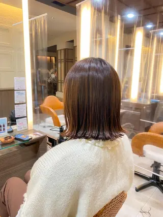 ミディアム スパイラル波巻き パーマ井本汰壱のヘアスタイル