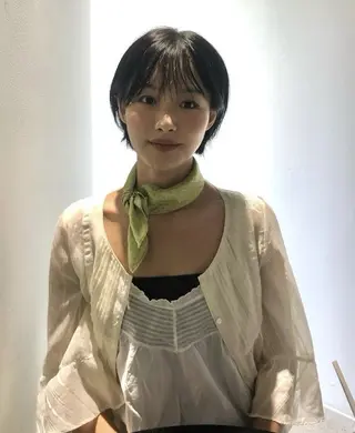 ショート riria/ボブ /ブラウンカラー🎀のヘアスタイル