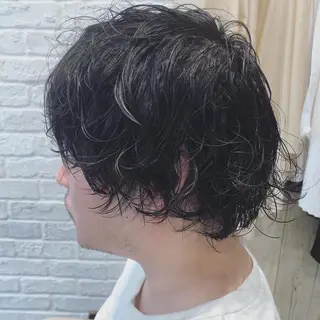 ミディアム カラー パーマ メンズ メンズサロン💈 吉岡陽【中野】のヘアスタイル
