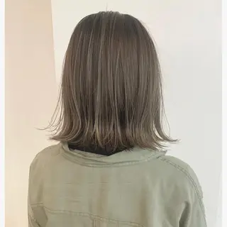 ミディアム カラー 渋谷ブリーチカラー 韓国ヘアyuikoのヘアスタイル