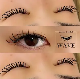 マツエク・マツパ eyebrow & eyelash WAVE所属・brow&lash WAVEのマツエク・マツパデザイン