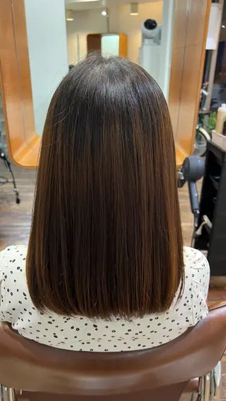 ミディアム 縮毛矯正.ブロー / Hikaruのヘアスタイル