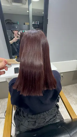 ロング カラー 韓国レイヤー🇰🇷 福澤　和嗣のヘアスタイル