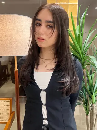 ロング カラー レイヤー/ 透明感SHIMAのヘアスタイル