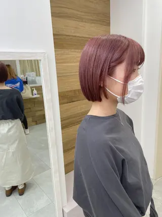 ショート カラー 飯塚 青空のヘアスタイル