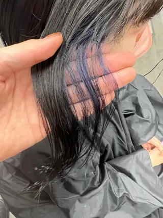 ミディアム 亀田 泰生のヘアスタイル